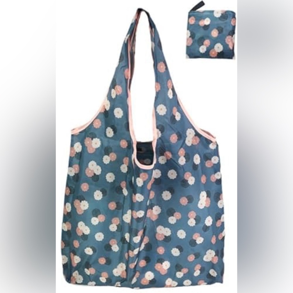 Noilk Floral Blue Tote Bag